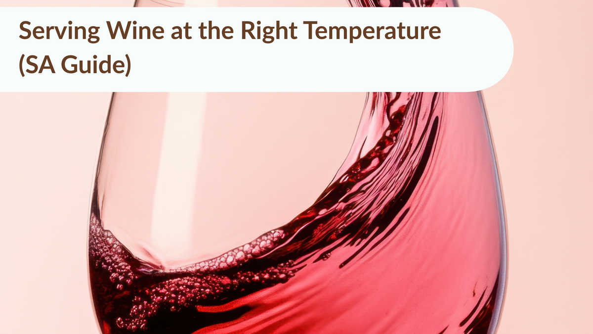 Serving Wine at the Right Temperature (SA Guide), red wine in a glass