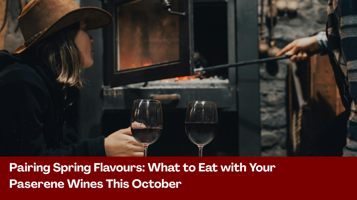 Pairing Spring Flavours: What to Eat with Your Paserene Wines This October, spooky themed room with wine glasses