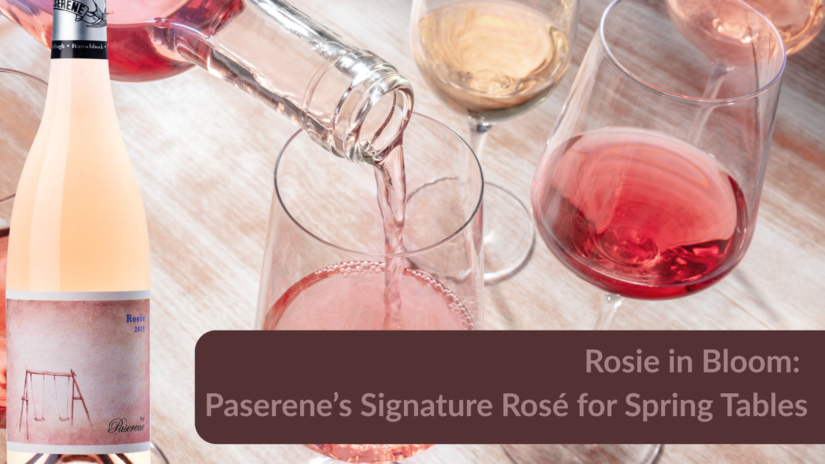Rosie in Bloom: Paserene's Signature Rose for Spring Tables, Rose being poured into glasses on a table